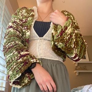 Handmade flared Cardigan